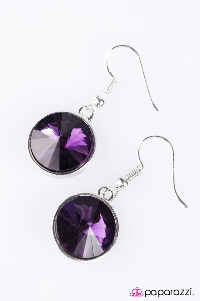 Paparazzi ♥ I Want To Be A Millionaire - Purple ♥ Earrings