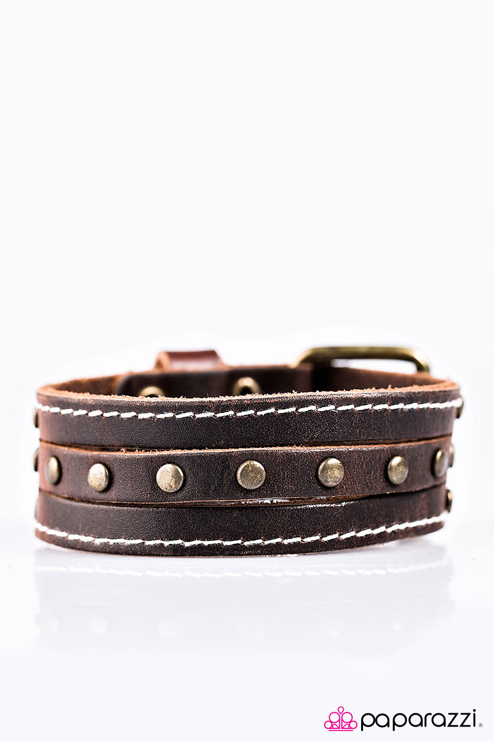 Paparazzi ♥ Empty Saddles - Brown ♥ Bracelet