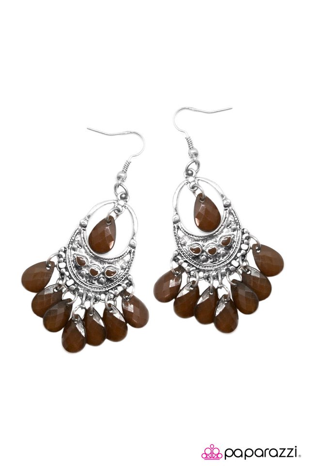 Paparazzi ♥ Oh, That is Rich - Brown ♥ Earrings