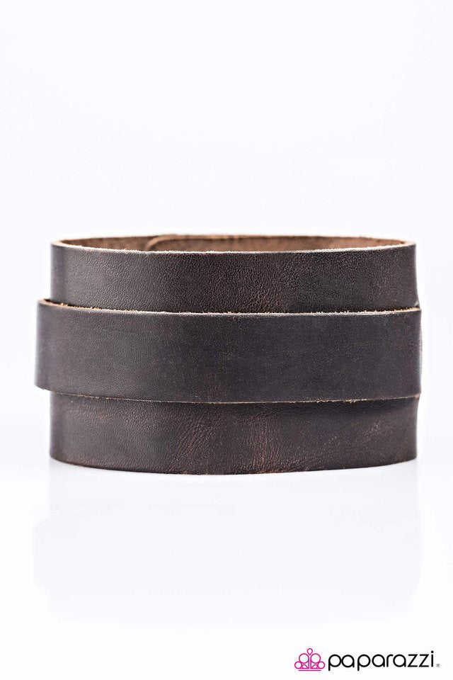 Paparazzi ♥ Man Overboard! - Brown ♥ Bracelet