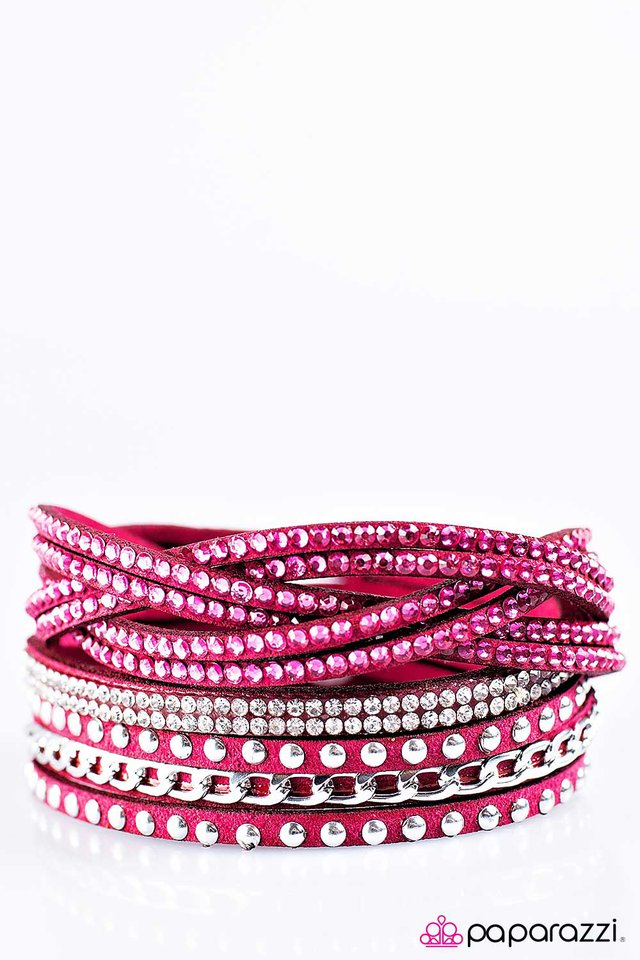 Paparazzi ♥ Work Your Magic - Pink ♥ Bracelet