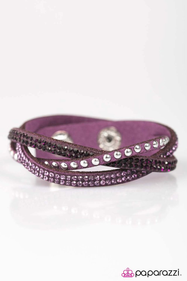 Paparazzi ♥ Down For The Count - Purple ♥ Bracelet