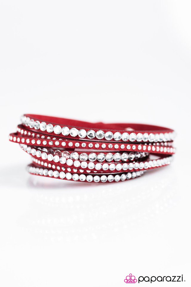 Paparazzi ♥ News Flash - Red ♥ Bracelet