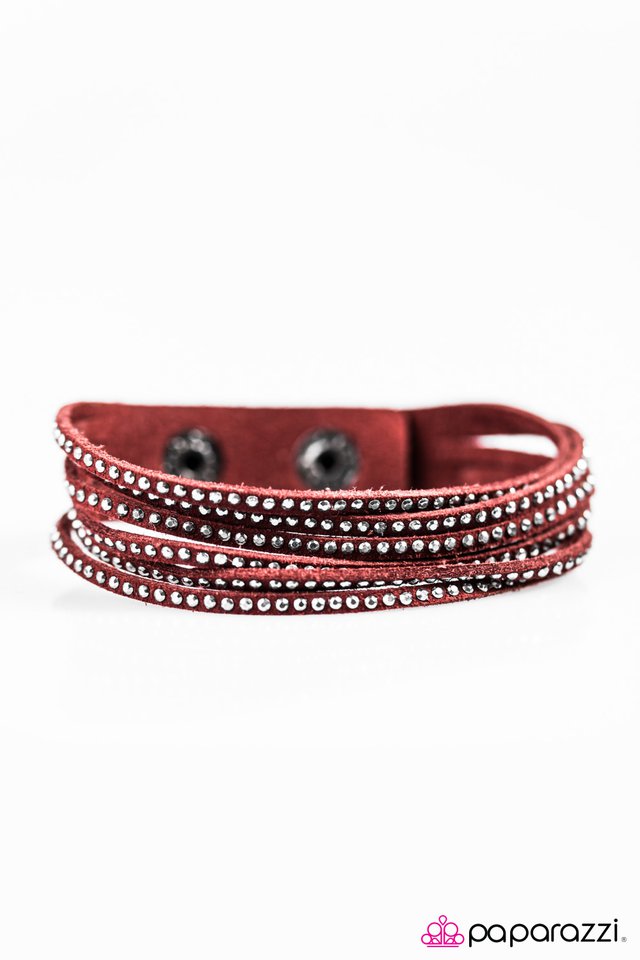 Paparazzi ♥ Playing the Villian - Red ♥ Bracelet