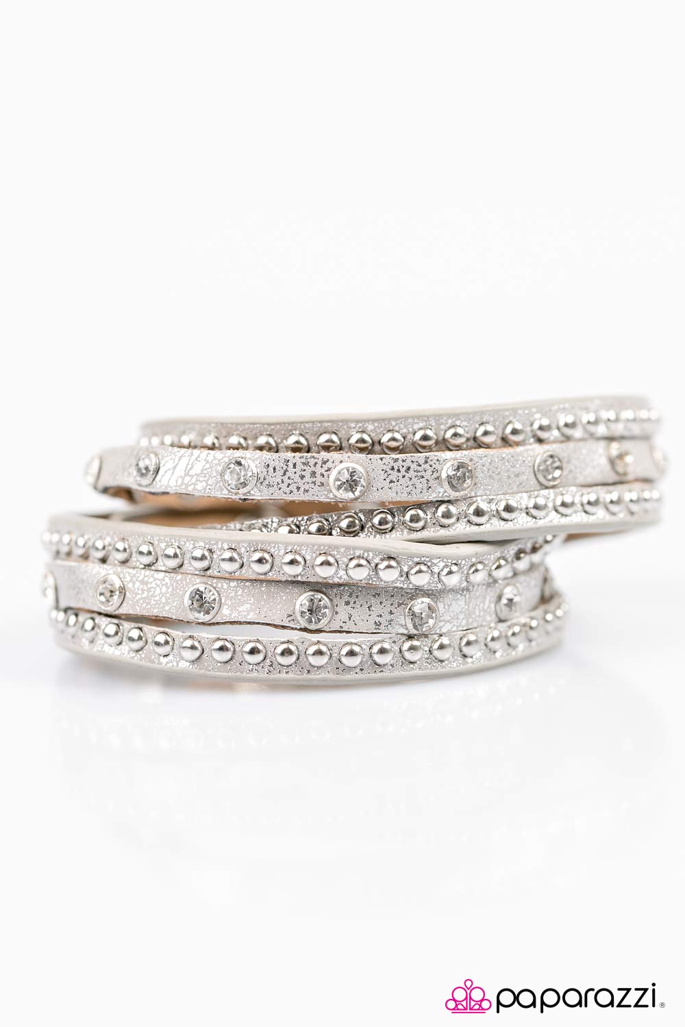 Paparazzi ♥ No Boys Allowed - Silver ♥ Bracelet