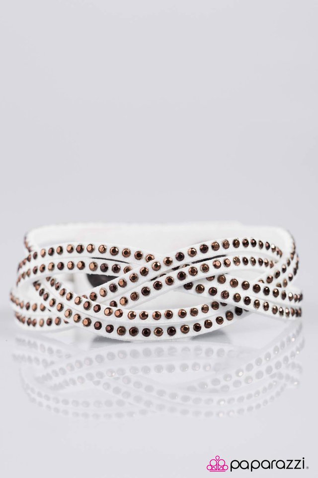 Paparazzi ♥ Home Run - White ♥ Bracelet