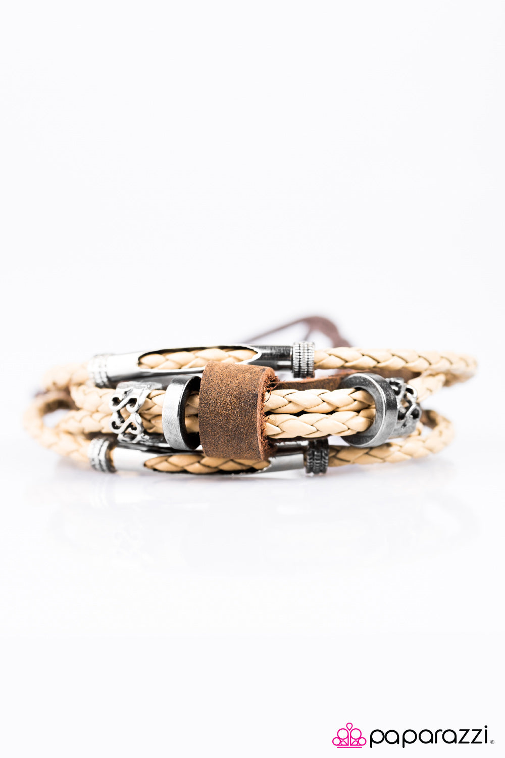 Paparazzi ♥ Rough Rider - Brown ♥ Bracelet