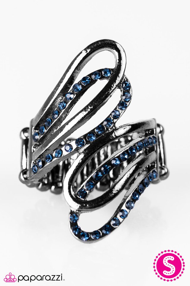 Paparazzi ♥ Wingspan - Blue ♥ Ring