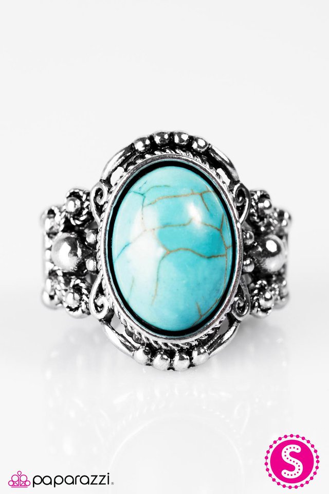 Paparazzi ♥ Canyon Wonder - Blue ♥ Ring