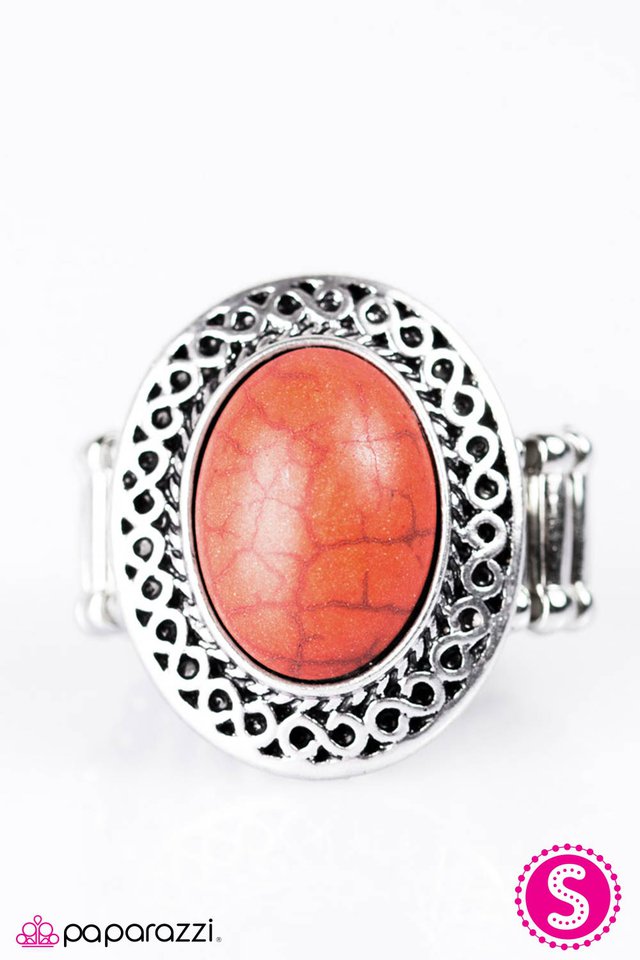 Paparazzi ♥ Smooth It Out - Orange ♥ Ring