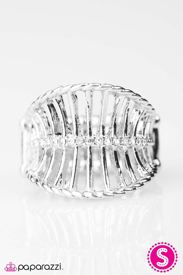 Paparazzi ♥ Diamond Corsets - White ♥ Ring