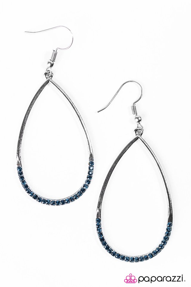 Paparazzi ♥ Its Raining GLITTER! - Blue ♥ Earrings