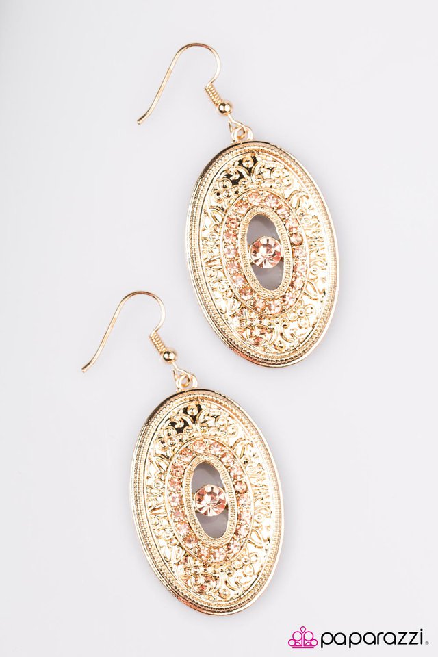 Paparazzi ♥ After Ever After - Gold ♥ Earrings
