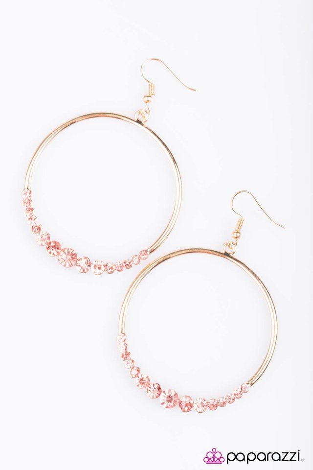 Paparazzi ♥ Cheers To You - Gold ♥ Earrings