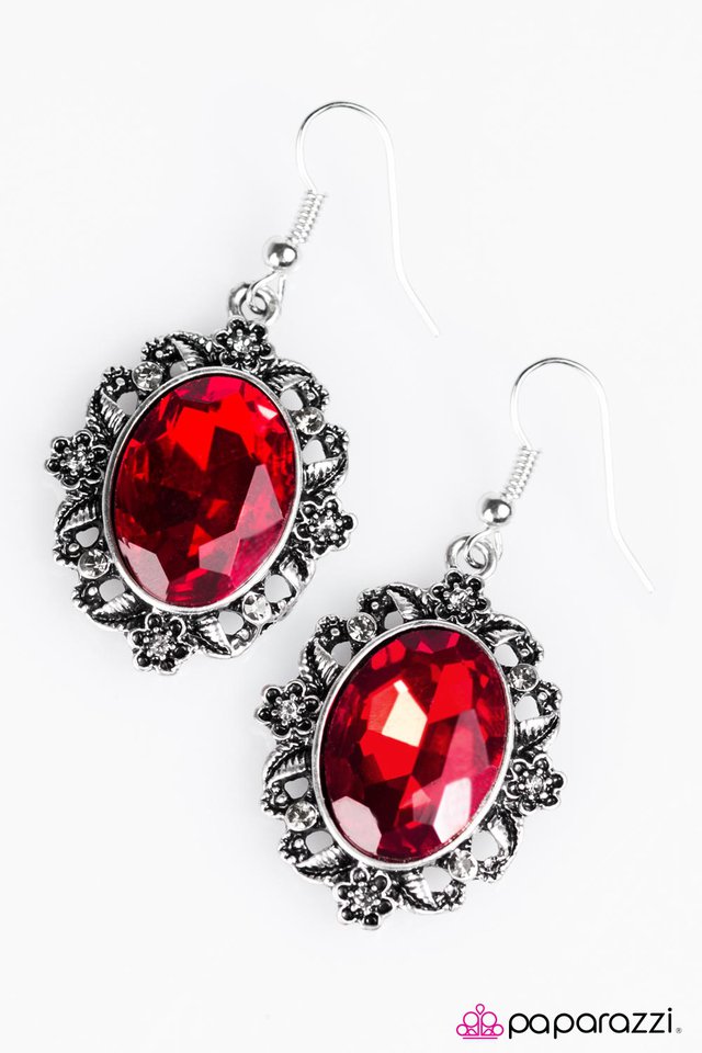 Paparazzi ♥ To Buy Or Not To Buy - Red ♥ Earrings