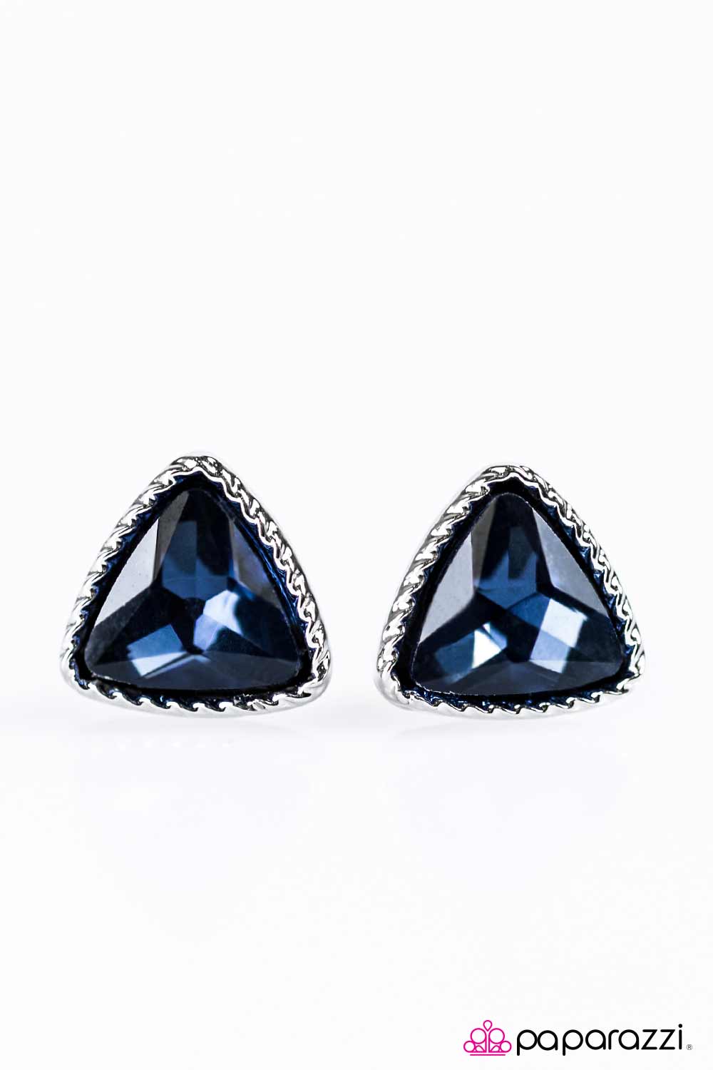 Paparazzi ♥ The Trading POST - Blue ♥ Post Earrings