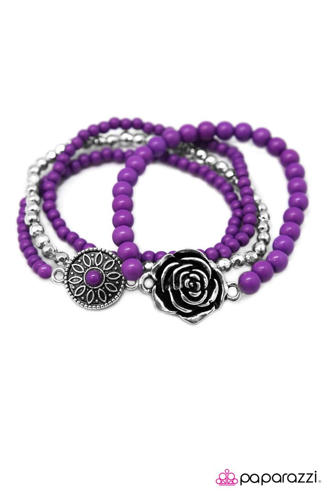 Paparazzi ♥ New Beginnings - Purple ♥ Bracelet