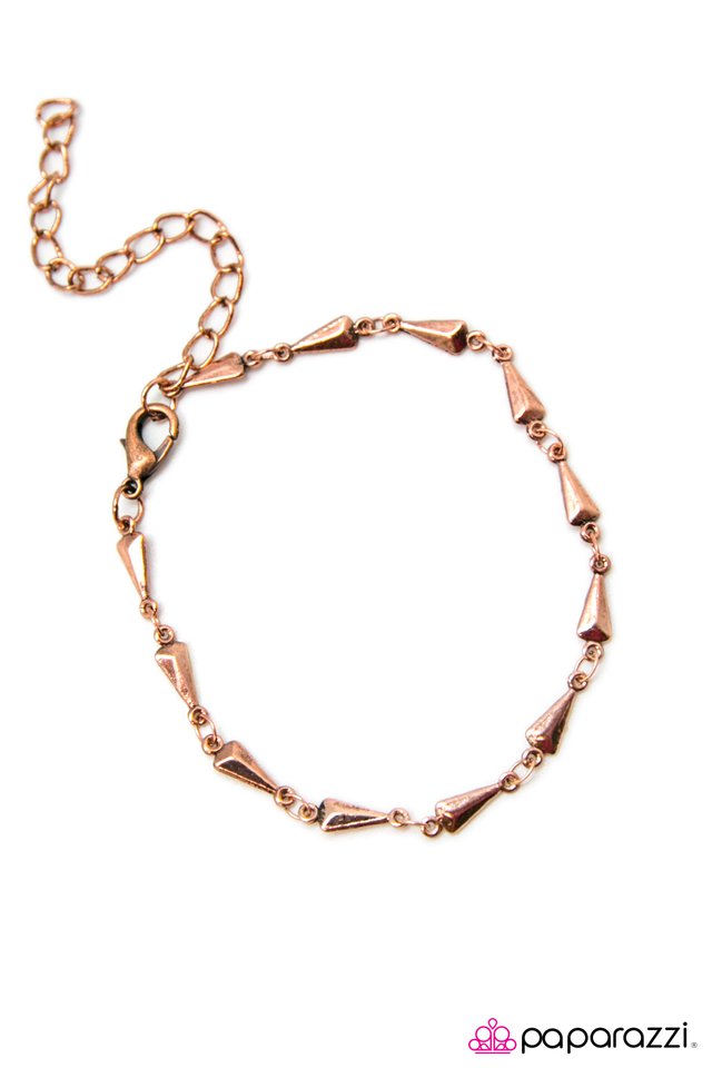 Paparazzi ♥ A Little Bit of Heaven - Copper ♥ Bracelet
