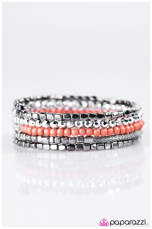 Paparazzi ♥ All The Rage - Orange ♥ Bracelet