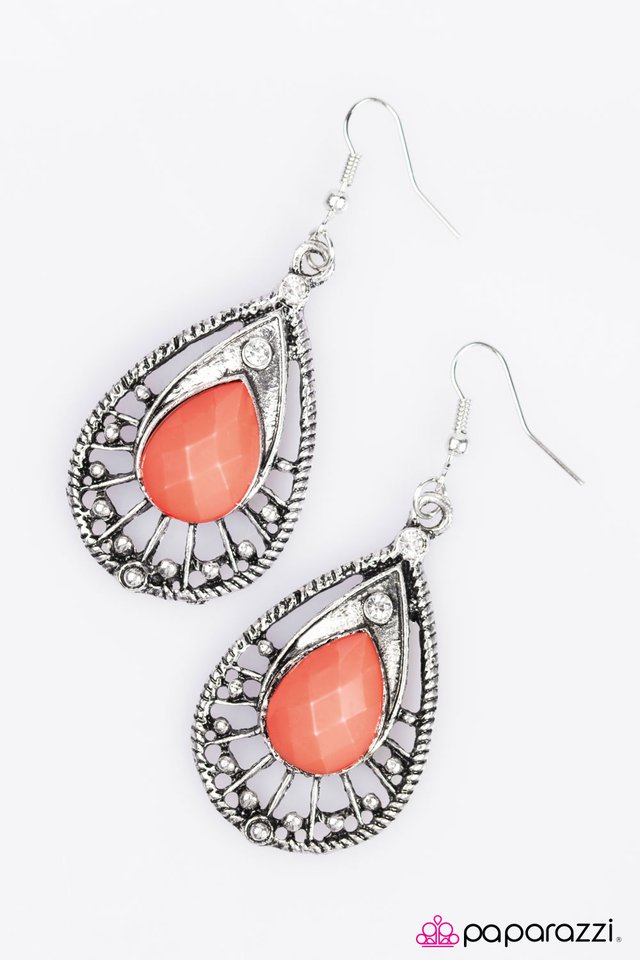 Paparazzi ♥ Colorcopia - Orange ♥ Earrings