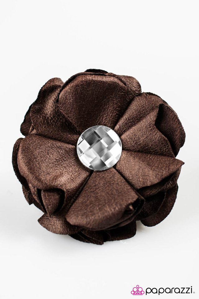 Paparazzi ♥ Its A Wonderful Life - Brown ♥ Hair Clip