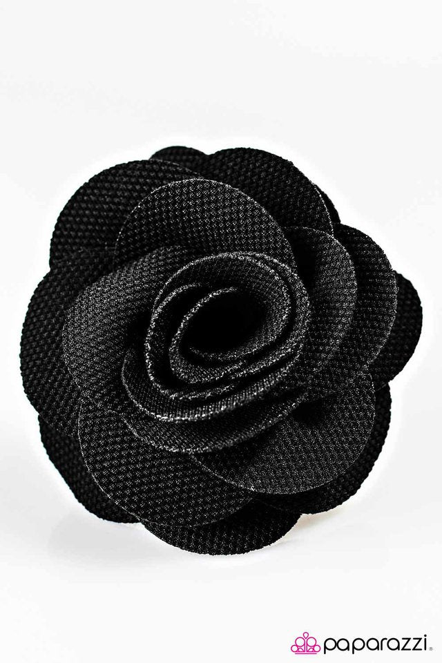 Paparazzi ♥ Just A Girl - Black ♥ Hair Clip