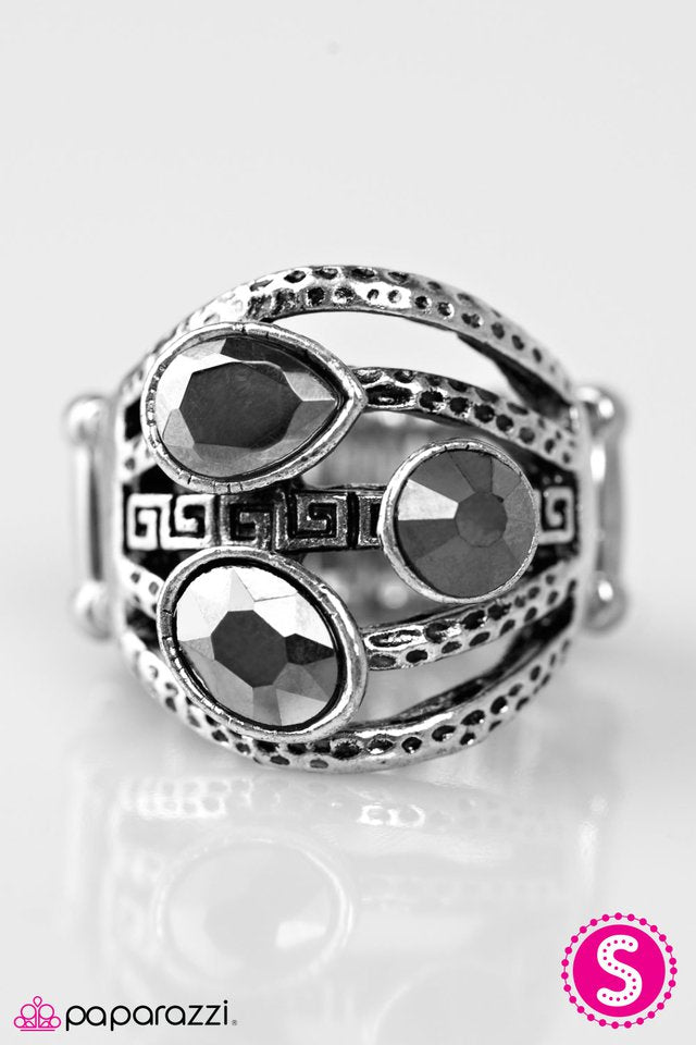 Paparazzi ♥ Jazz Trio - Silver ♥ Ring
