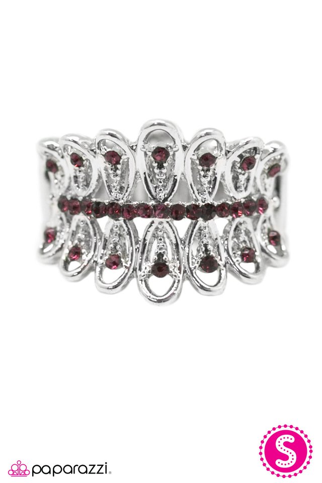 Paparazzi ♥ Fancy Pants - Purple ♥ Ring