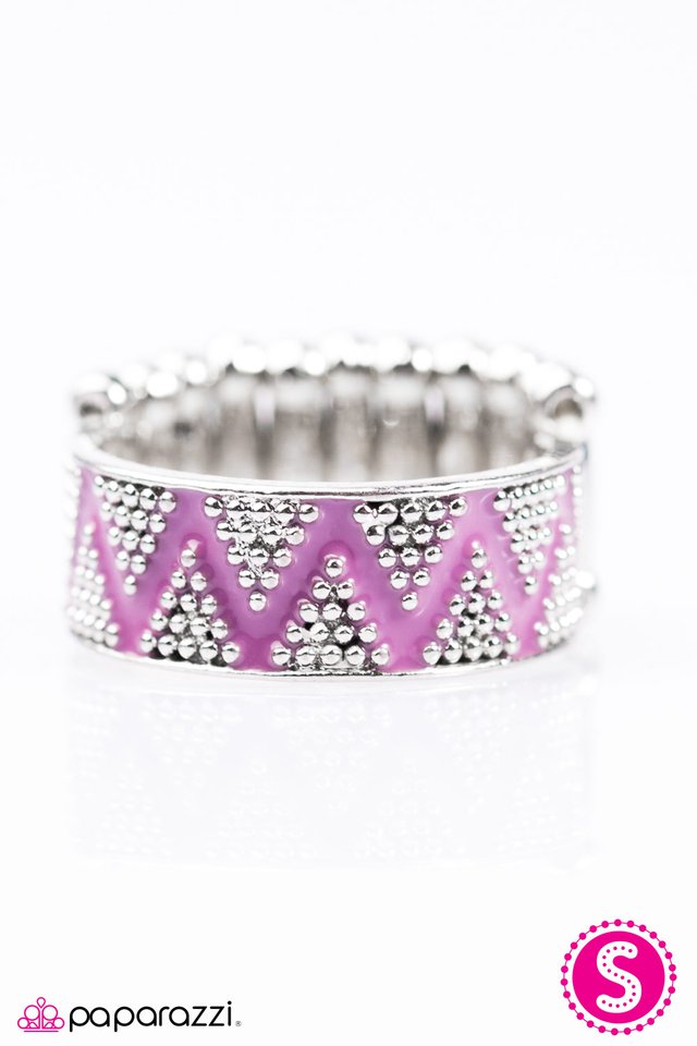 Paparazzi ♥ Aftershocks - Purple ♥ Ring