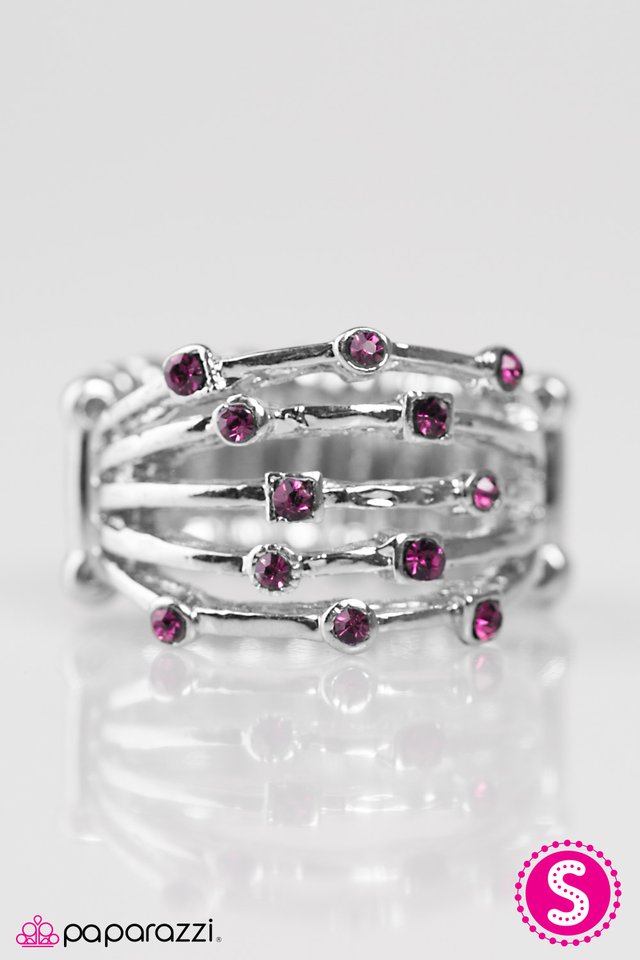 Paparazzi ♥ Sporadic Sparkle - Purple ♥ Ring