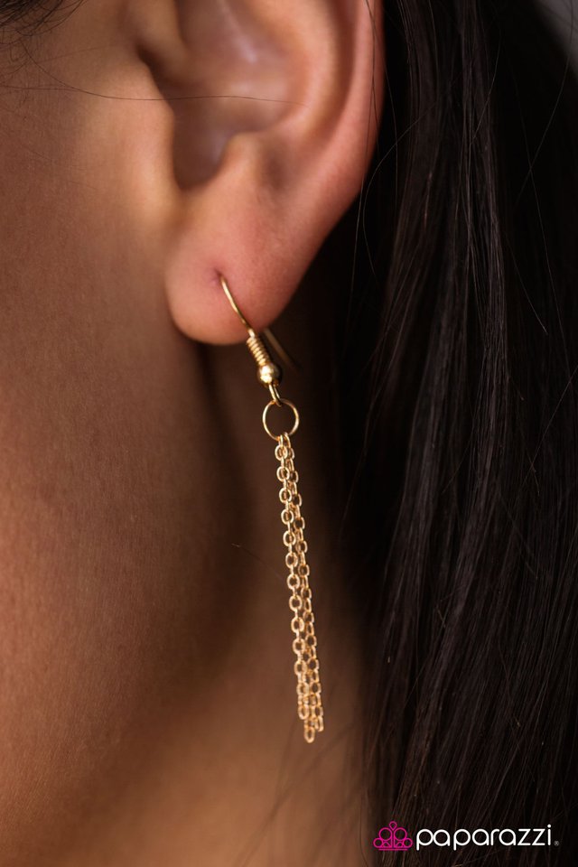 Paparazzi ♥ We Found Love - Gold ♥ Necklace