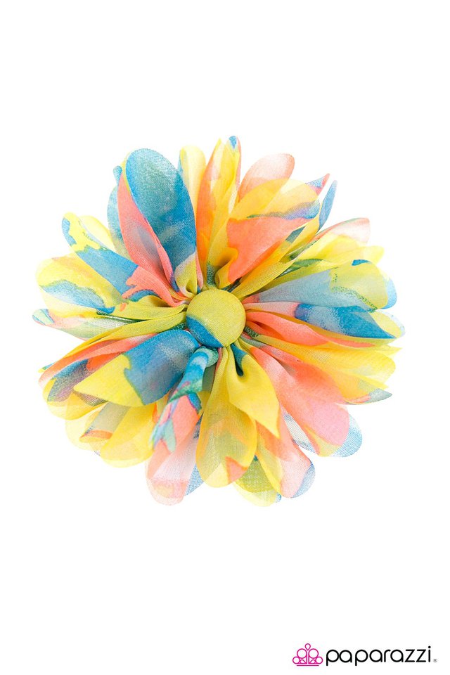 Paparazzi ♥ Tropical Breeze - Yellow ♥ Hair Clip