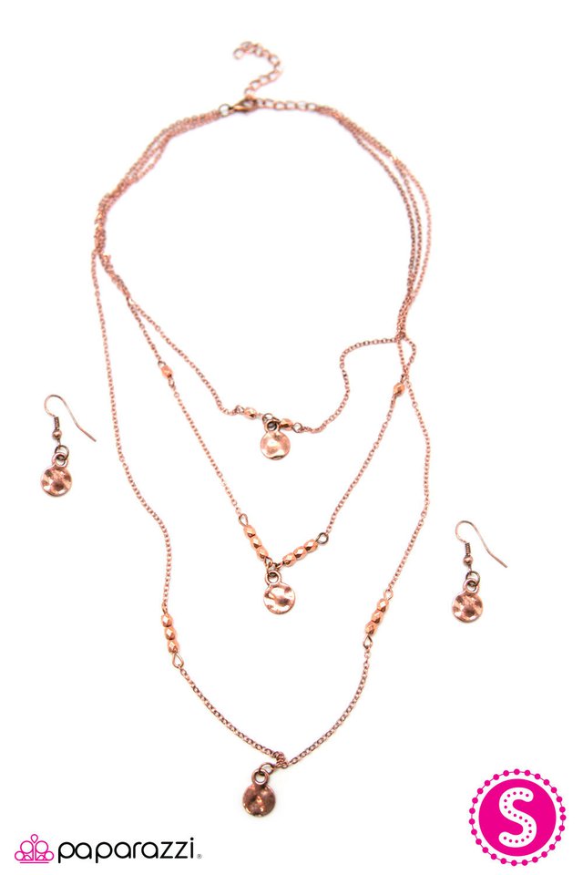Paparazzi ♥ Every Little Thing She Does Is Magic - Copper ♥ Necklace