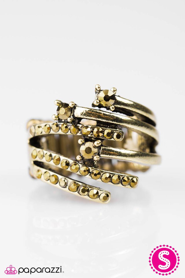 Paparazzi ♥ City Stars - Brass ♥ Ring