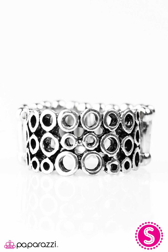 Paparazzi ♥ Bright and Bubbly - Silver ♥ Ring