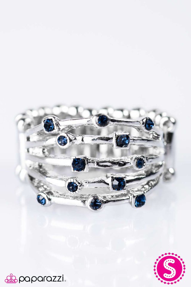 Paparazzi ♥ Sporadic Sparkle - Blue ♥ Ring