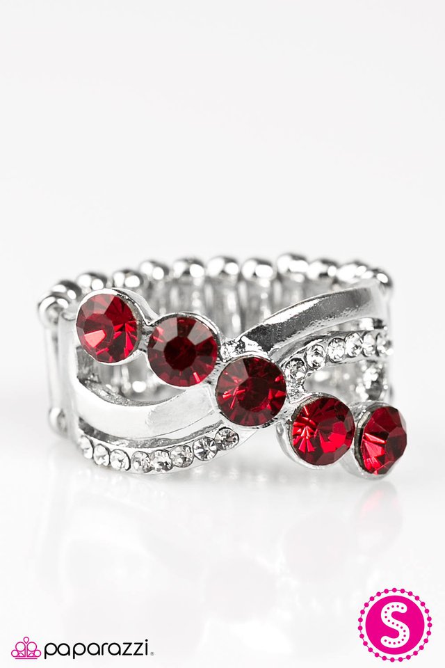 Paparazzi ♥ Nighttime Radiance - Red ♥ Ring