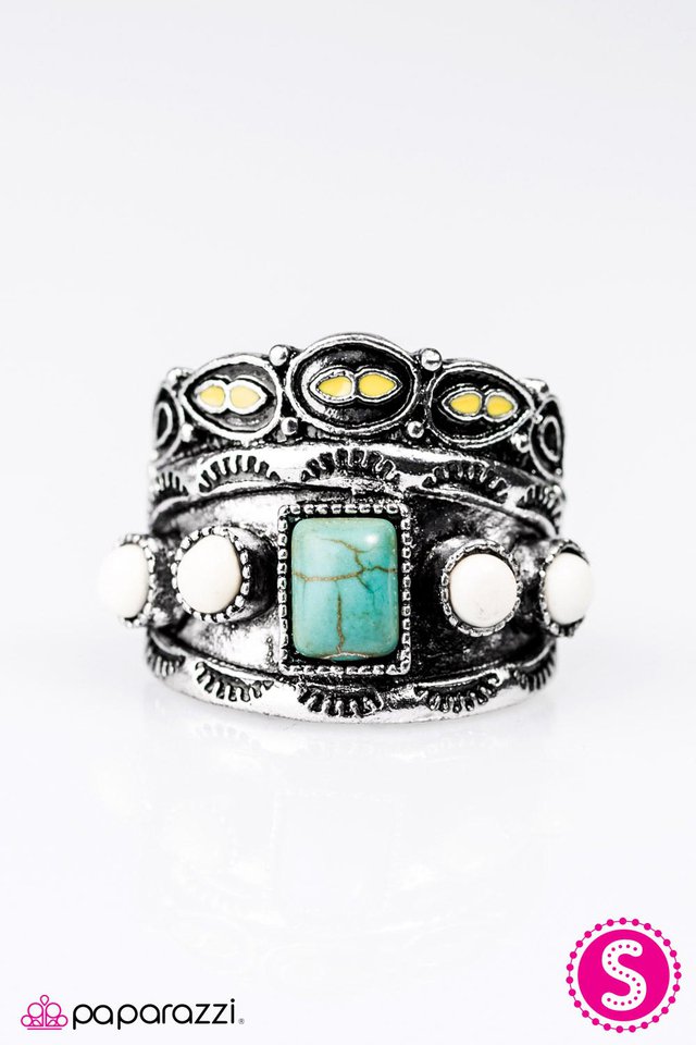 Paparazzi ♥ Incan Treasure - Blue ♥ Ring