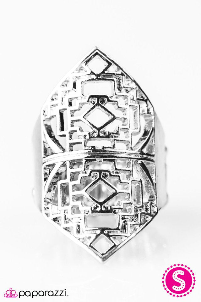 Paparazzi ♥ Adorably Adobe - Silver ♥ Ring