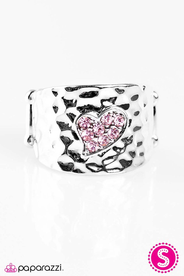 Paparazzi ♥ March To Your Own HEART Beat - Pink ♥ Ring