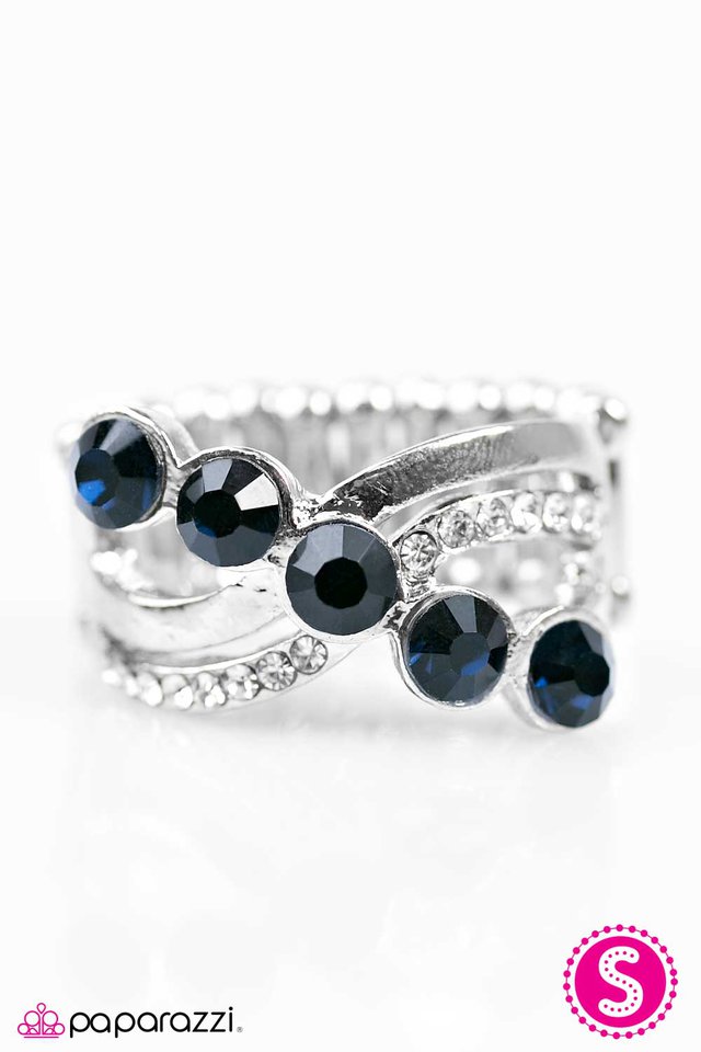 Paparazzi ♥ Nighttime Radiance - Blue ♥ Ring