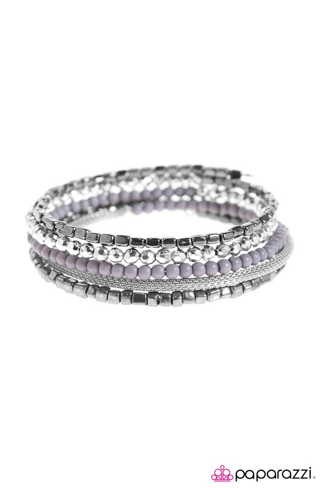 Paparazzi ♥ All The Rage - Silver ♥ Bracelet