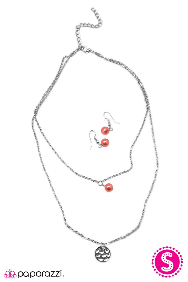 Paparazzi ♥ Inspire Me - Orange ♥ Necklace