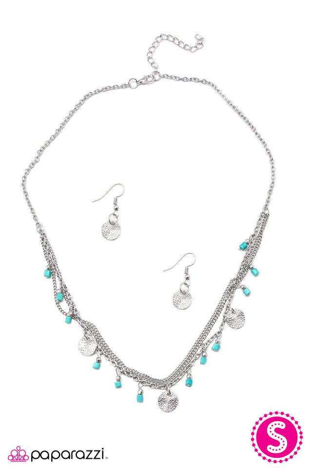 Paparazzi ♥ Marina Bay - Blue ♥ Necklace