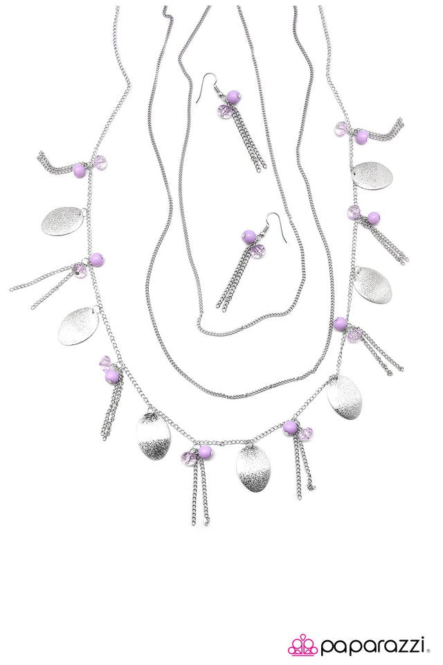 Paparazzi ♥ The Little Mermaid - Purple ♥ Necklace