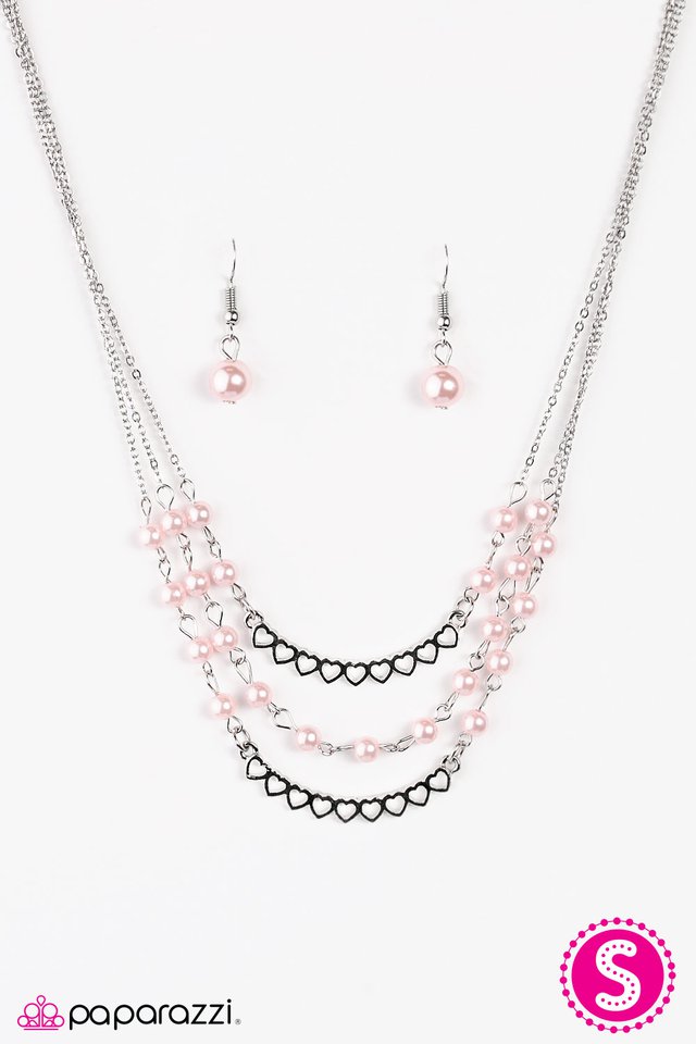 Paparazzi ♥ Affectionately Yours - Pink ♥ Necklace