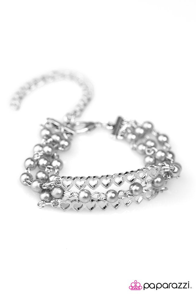 Paparazzi ♥ Love and Affection - Silver ♥ Bracelet