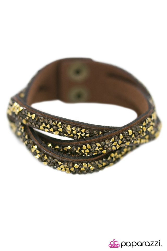 Paparazzi ♥ Knock Yourself Out - Brown ♥ Bracelet