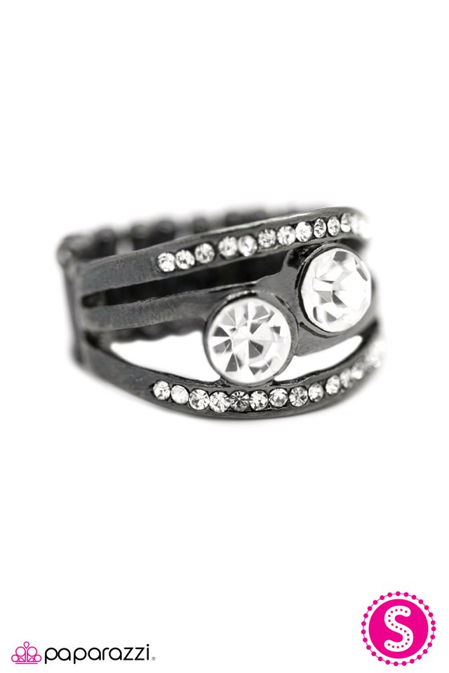 Paparazzi ♥ Quite the Pair - White ♥ Ring