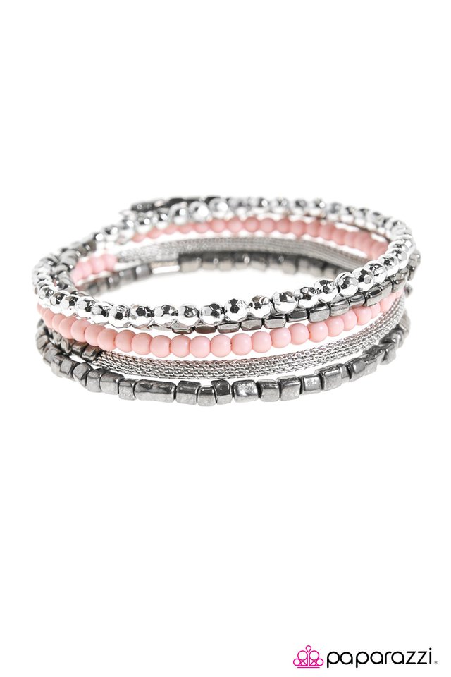 Paparazzi ♥ All The Rage - Pink ♥ Bracelet